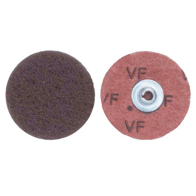 Merit Abrasives PowerLock Buffing Discs, Type II, 3", Very Fine, 08834166403