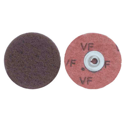 Merit Abrasives PowerLock Buffing Discs, Type II, 2", Very Fine, 08834166405