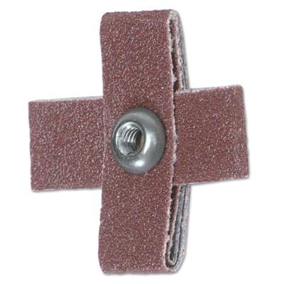 Merit Abrasives Cross Pads, 4 in Length, 80 Grit, Aluminum Oxide, 08834184135