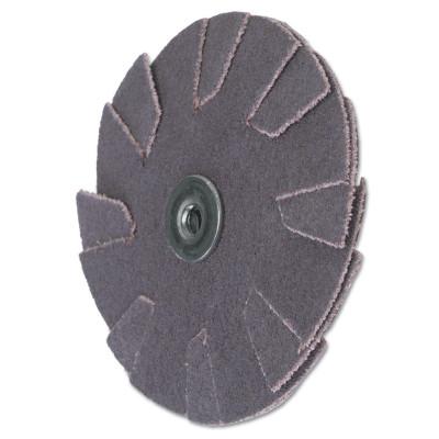 Merit Abrasives Overlap Slotted Alo Resin Bonded Discs-2 Ply, 2 in Dia., 100 Grit, 08834184145