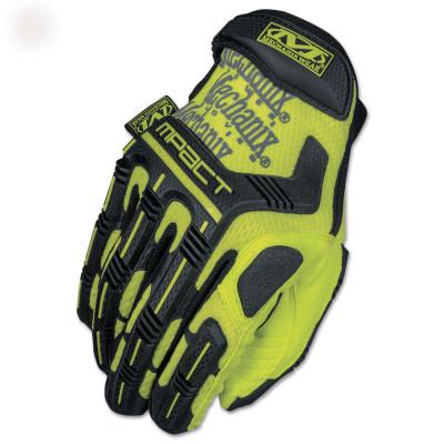 MECHANIX WEAR, INC Safety M-Pact® Gloves, Medium, Hi-Viz Yellow/Black, SMP-91-009