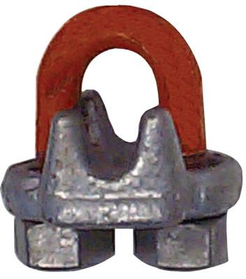 CM Columbus McKinnon Forged Wire Rope Clips, 1/2 in, Galvanized Zinc, M250