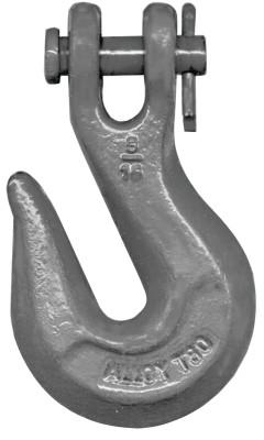 CM Columbus McKinnon Grade 80 Clevis Grab Hooks, 5/16 in, 4,500 lb, Orange, M805A