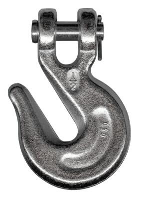 CM Columbus McKinnon Big Orange Grade 43 Clevis Grab Hooks, 5/16 in, 3,900 lb, Galvanized Zinc, 30/PK, M805ZL