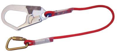 Honeywell Positioning and Restraint Lanyard, 6 ft, Twist-Lock Carabiner, Locking Rebar, 1014936/
