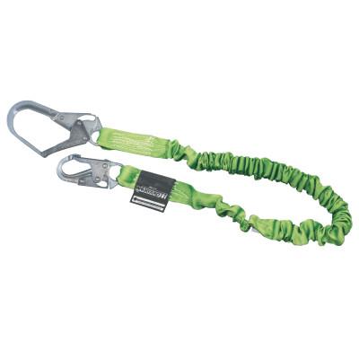 Honeywell Manyard ll Shock-Absorbing Lanyard, 6 ft, Anchorage Connection, 310lb Cap, Green, 219M-Z7/6FTGN