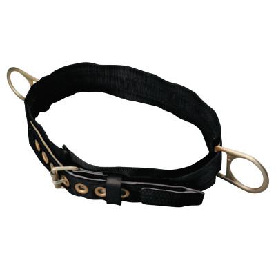 Honeywell Body Belts, 39 to 47 in, Double D-Ring & Back Pad, 2NA/LBK