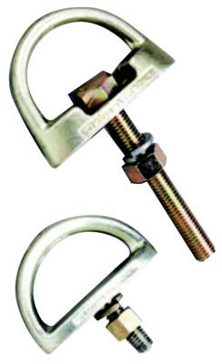 Honeywell Bolt Anchorage Connectors, D-Bolt Anchor, 4 in Thick, 5/8" Dia Bolt, Washer/Nut, 416/