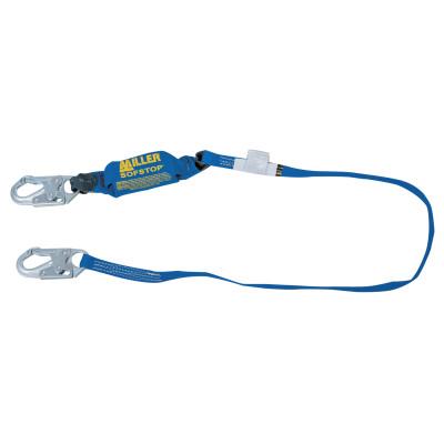 Honeywell Arc-Rated Shock-Absorbing Lanyard, Lock (1)Snap Hook/(1)Rebar Hook, 1 Leg, Black, 913K-Z7/6FTBK