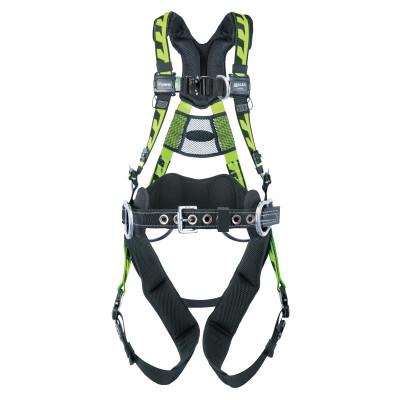 Honeywell AirCore Tower Climbing Harness, Front & Side D-Rings,Sm/Med Green, AAT-QCSMG