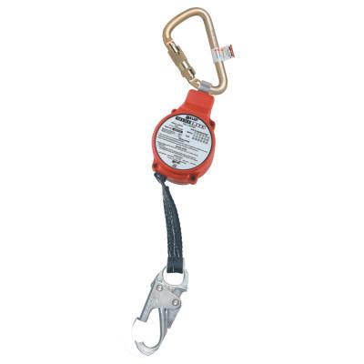 Honeywell MiniLite Personal Fall Limiters, 11 ft, Steel Twist-Lock Carabiner, Locking Snap, FL11-1-Z7/11FT