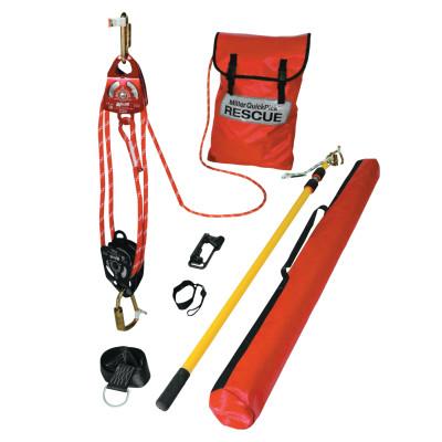 Honeywell QuickPick Rescue Kit, 75 ft. Working Distance, 375 ft Rope, 400 lb Load Capacity, QP-1/75FT