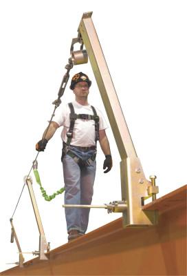 Honeywell SkyGrip Temporary Horizontal Lifeline Components, Stanchion with Standard Base, SGS18