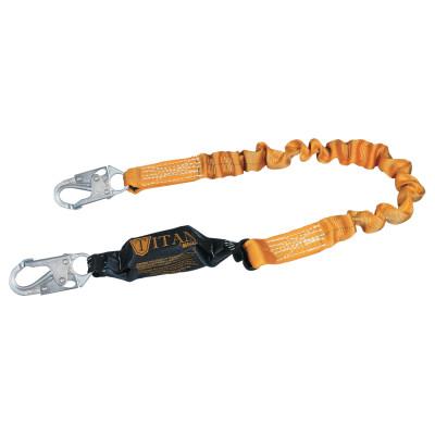 Honeywell Titan II Tie-Back Lanyards, 6 ft, Snap Hook, 9800 lb, 1 Leg, T6111TB-Z7/6FTAF