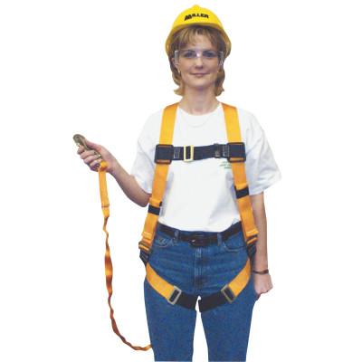 Honeywell Titan Harness/Shock-Absorbing Lanyard Combos, Full Body Harness, 6 ft. Lanyard, TK4051-Z7/U/6FTAK