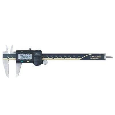 Mitutoyo Series 500 Standard Digimatic Calipers w/Thumb Roller, Range 0-6 in, Stainless Steel, LCD, 500-196-30