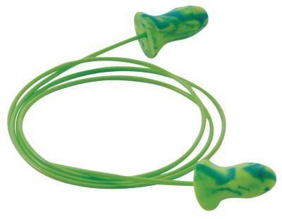 Moldex Meteors™ Disposable Earplugs, Foam, Green, Corded, Small, 6632