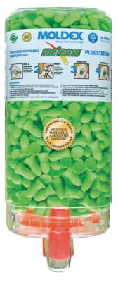 Moldex Meteors Earplugs, Foam, Bright Green, Uncorded, 6875