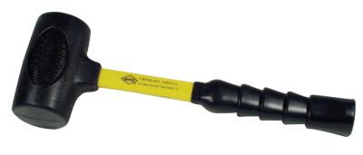 Nupla?? Power Drive Dead Blow Hammers, 3 lb Head, 14-1/2 in Handle, Yellow, 10-035