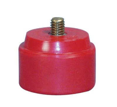 Nupla® Non-Sparking Soft Face Hammer Striking Tips, 1 in, Red, Non Sparking Tip, Medium, 15-093