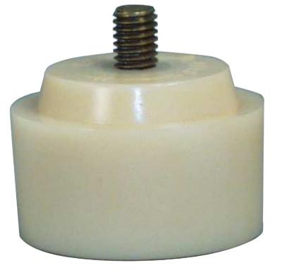 Nupla?? CBH Soft Face Hammer Tips, 1 1/4 in, Cream, Medium Hard, 15-126