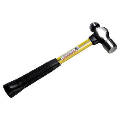 Nupla?? Classic Ball Pein Hammer, Fiberglass Handle, 11 in, Carbon Steel 8 oz Head, 21-008