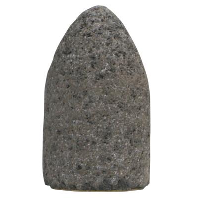 Saint-Gobain Type 16 Gemini Cone, 1 1/2 in D, 2 1/2 in Thick, 3/8 Arbor, 24 Grit Alum. Oxide, 61463622349