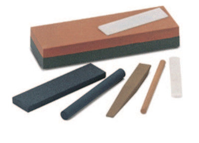 Saint-Gobain Single Grit Abrasive Sharpening Benchstones, 4 X 1 X 1/2, Fine, India, 61463685585