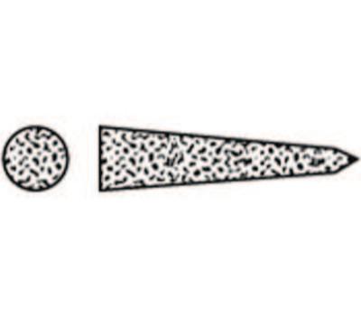 Saint-Gobain Pointed Abrasive File Sharpening Stones, Medium, 61463686745