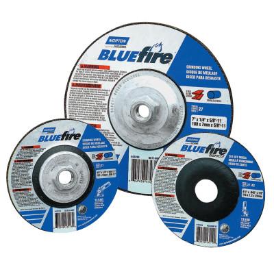 Saint-Gobain BlueFire Small Diameter RightCut Cut-Off Wheel, 4 1/2" Dia, 7/8" Arbor, 24 Grit, 66252843219
