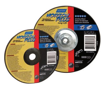 Saint-Gobain Type 27 NorZon Plus Depressed Center Wheel, 7 in Diameter, 1/8 in Thick, 5/8 in - 11 Arbor, 66252939184