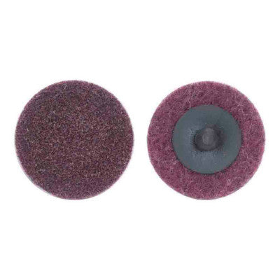 Saint-Gobain Bear-Tex Rapid-Prep Non-Woven Quick-Change Discs, 2" Dia, Aluminum Oxide, Medium, 66261009190