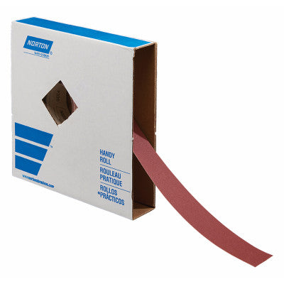 Saint-Gobain Fine Grit Cloth Rolls, 2 in x 50 yd, P80, 66261136204