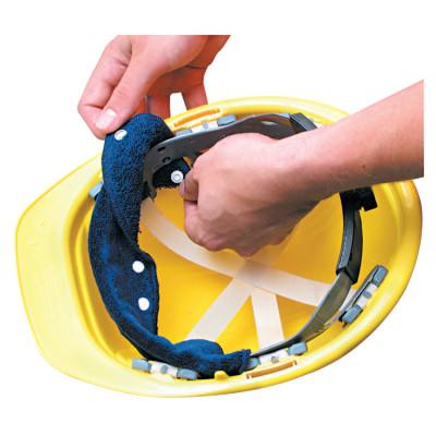 OccuNomix Snap-On Hard Hat Sweatbands, Navy, 870B100-01