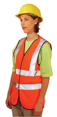 OccuNomix Class 2 Solid Vests with 3M Scotchlite Reflective Tape, 3X-Large, Hi-Viz Yellow, LUX-SSFULLG-Y3X