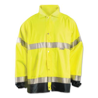 OccuNomix Premium Breathable Jackets, Polyester, 5X-Large, Yellow, LUX-TJR-Y5X