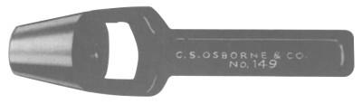 C.S. Osborne Arch Punches, 2 in tip, Carbon Steel, 149-2