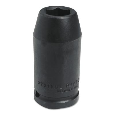Stanley® Products Torqueplus Metric Deep Impact Sockets 3/4 in, 3/4 in Drive, 19 mm, 6 Points, 07519ML