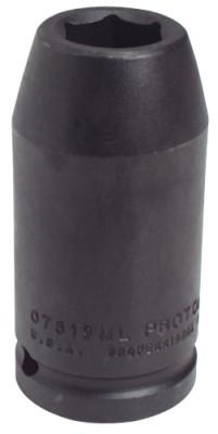 Stanley® Products Torqueplus Metric Deep Impact Sockets 3/4 in, 3/4 in Drive, 23 mm, 6 Points, 07523ML