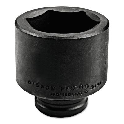 Stanley® Products Torqueplus Metric Impact Sockets 3/4 in, 3/4 in Drive, 42 mm, 6 Points, 07542M