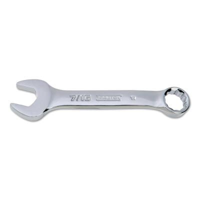 Stanley® Products Torqueplus 12-Point Short Combination Wrenches, 7/16 in Opening, 3 15/16 in Long, 1214ES