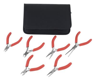 Stanley® Products 6 Pc Mini Pliers Set, Angle, Transverse, Diagonal, Needle Nose, Slim Nose, 2806SMP