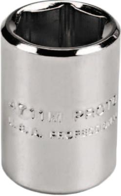 Stanley® Products Torqueplus Metric Sockets 1/4 in, 1/4 in Drive, 13 mm, 6 Points, 4713M