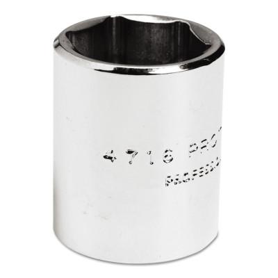 Stanley?? Products Socket Accessories, 1/4 in Drive, 1/2 in, 6 Points, 4716