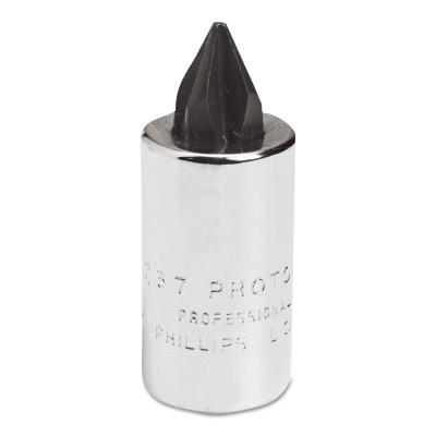 Stanley® Products Phillips Socket Bits, 1/4 in Drive, #1 Tip, 4737