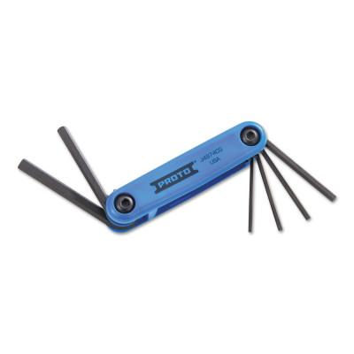 Stanley® Products 7 Pc. Metric Folding Hex Key Sets, 4974CG