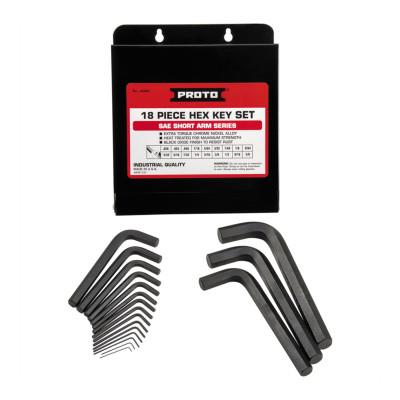 Stanley?? Products Hex Key Set, 18 Pc, SAE, 2.30 in to 7 in Length, 4986