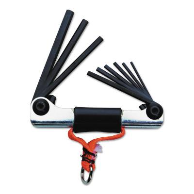 Stanley?? Products Tether-Ready Folding Hex Key Sets, Inch, 4993-TT