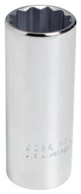 Stanley?? Products Torqueplus Deep Sockets 3/8 in, 3/8 in Drive, 3/4 in, 6 Points, 5024H