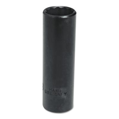 Stanley® Products Torqueplus Protoblack Deep Sockets, 3/8 in Drive, 5/8 in, 12 Points, 5020B